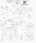 Cam Crankcase CoverSump Crankshaft Cylinder Oil Group Piston Group Diagram and Parts List for 12K612-0123-B1  Briggs and Stratton Engine